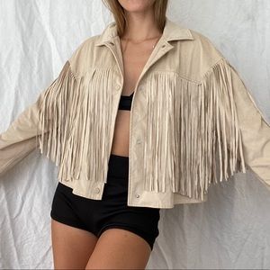 Amazing Condition Fringe Jacket